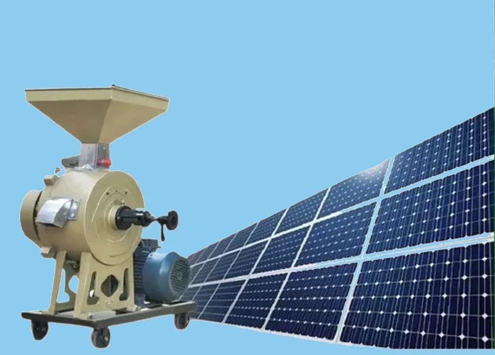 Solar Aata Chakki Setup